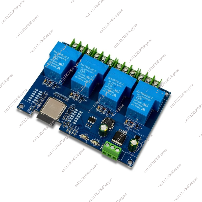 Relay Module 4 Channel - Płytka rozwojowa ESP32E, 4-kanałowy moduł przekaźnikowy