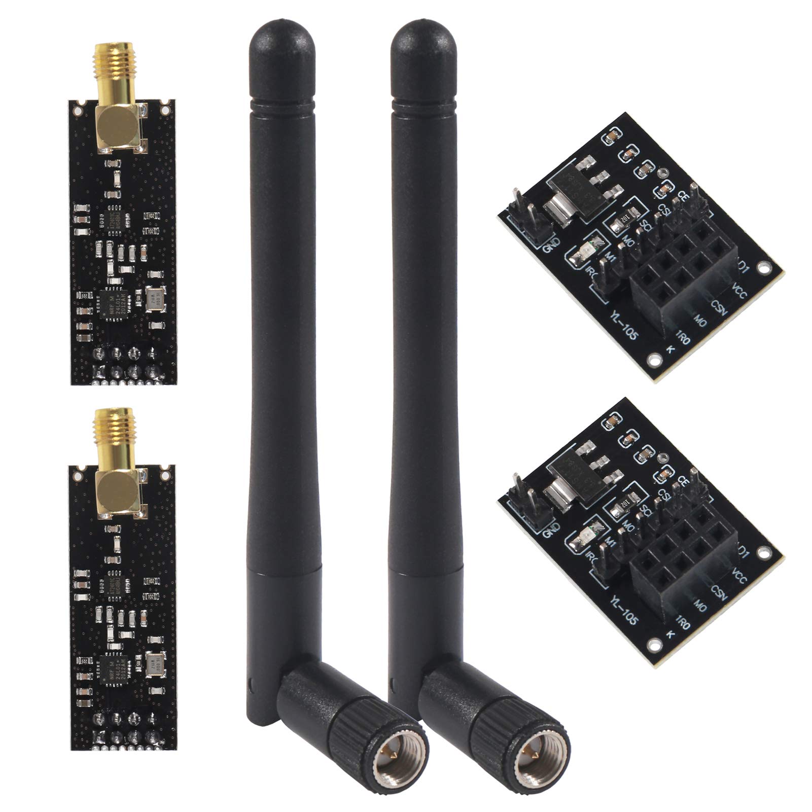 Nrf24L01 - Moduł nadawczo-odbiorczy bezprzewodowy NRF24L01+PA+LNA z anteną