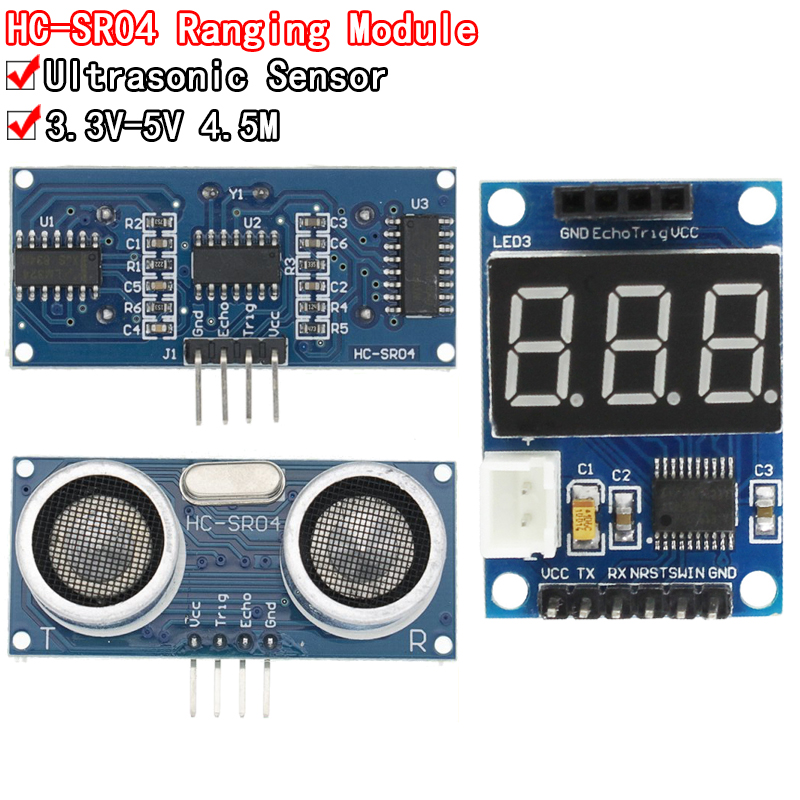 Ultrasonic Sensor Hc-Sr04 - Czujnik ultradźwiękowy HC-SR04 HCSR04 do świata