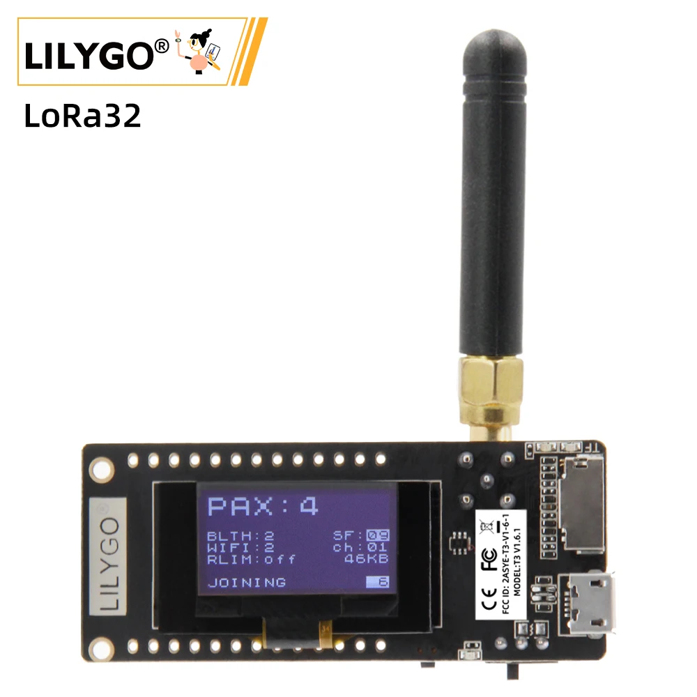 Oled Display 0.96 - LILYGO ® TTGO LoRa32 V2.1_1.6 wersja