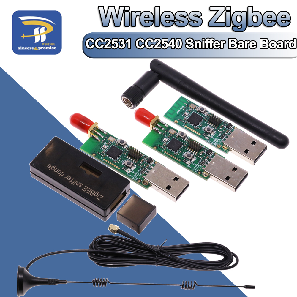 Zigbee Cc2531 - Sniffer Bare Board analizator protokołu pakietowego