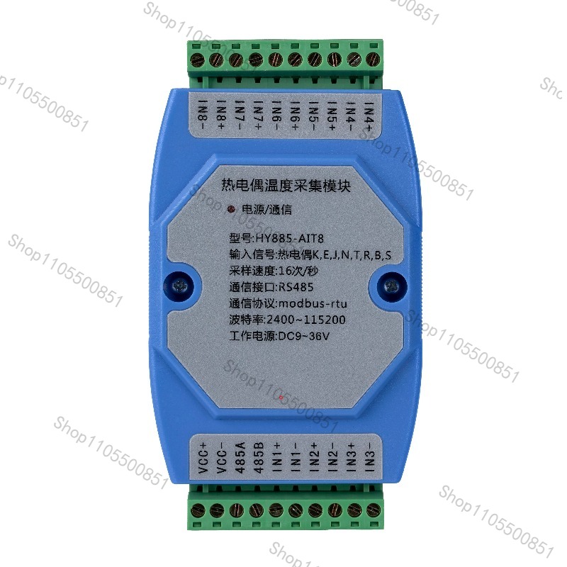 Thermocouple Module K Type - 8-kanałowy moduł przemysłowy do odbioru temperatury