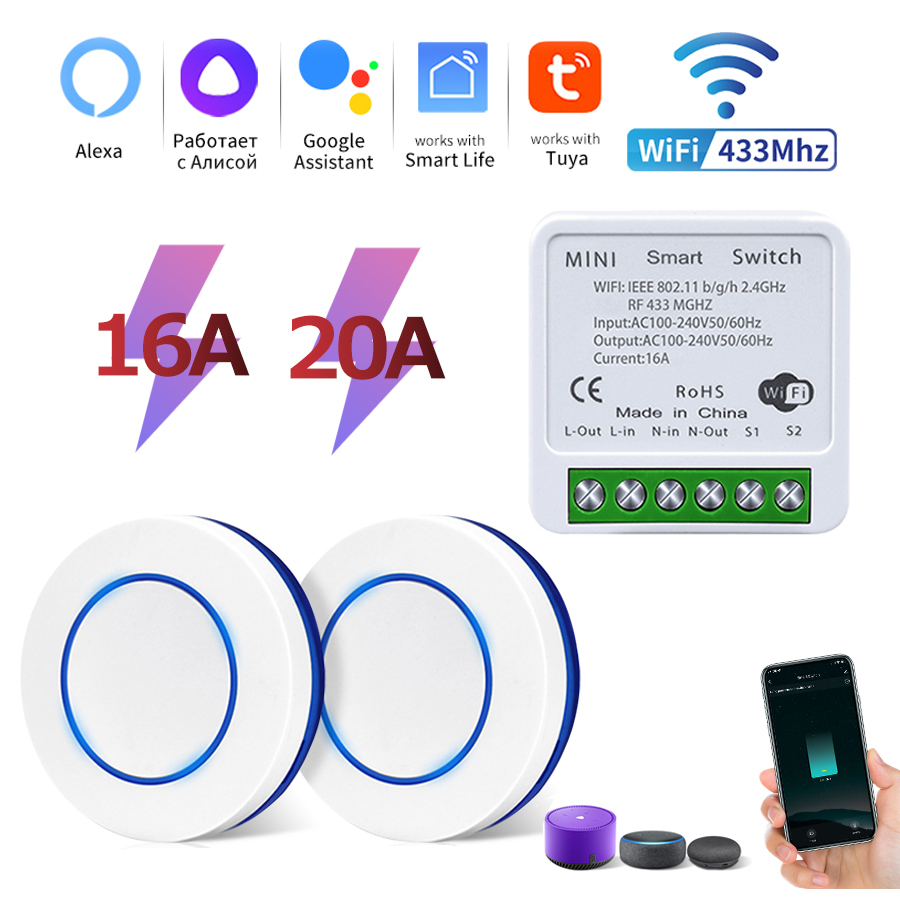 Joystick Module - Inteligentny przełącznik WiFi Tuya RF 433MHz