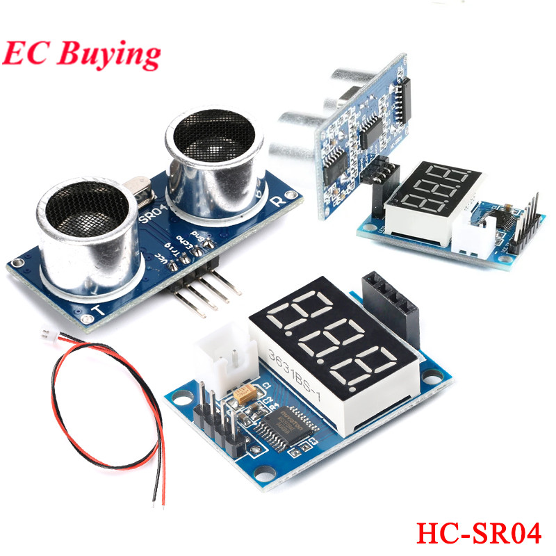 Ultrasonic Sensor Hc-Sr04 - HC-SR04 Ultradźwiękowy czujnik pomiaru odległości, moduł