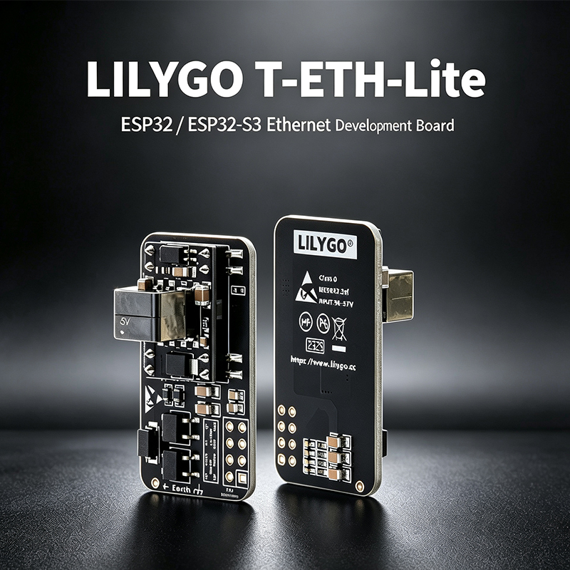 Ethernet W5500 - Płytka rozwojowa LILYGO T‑ETH‑Lite, ESP32/ESP32‑S3, Ethernet