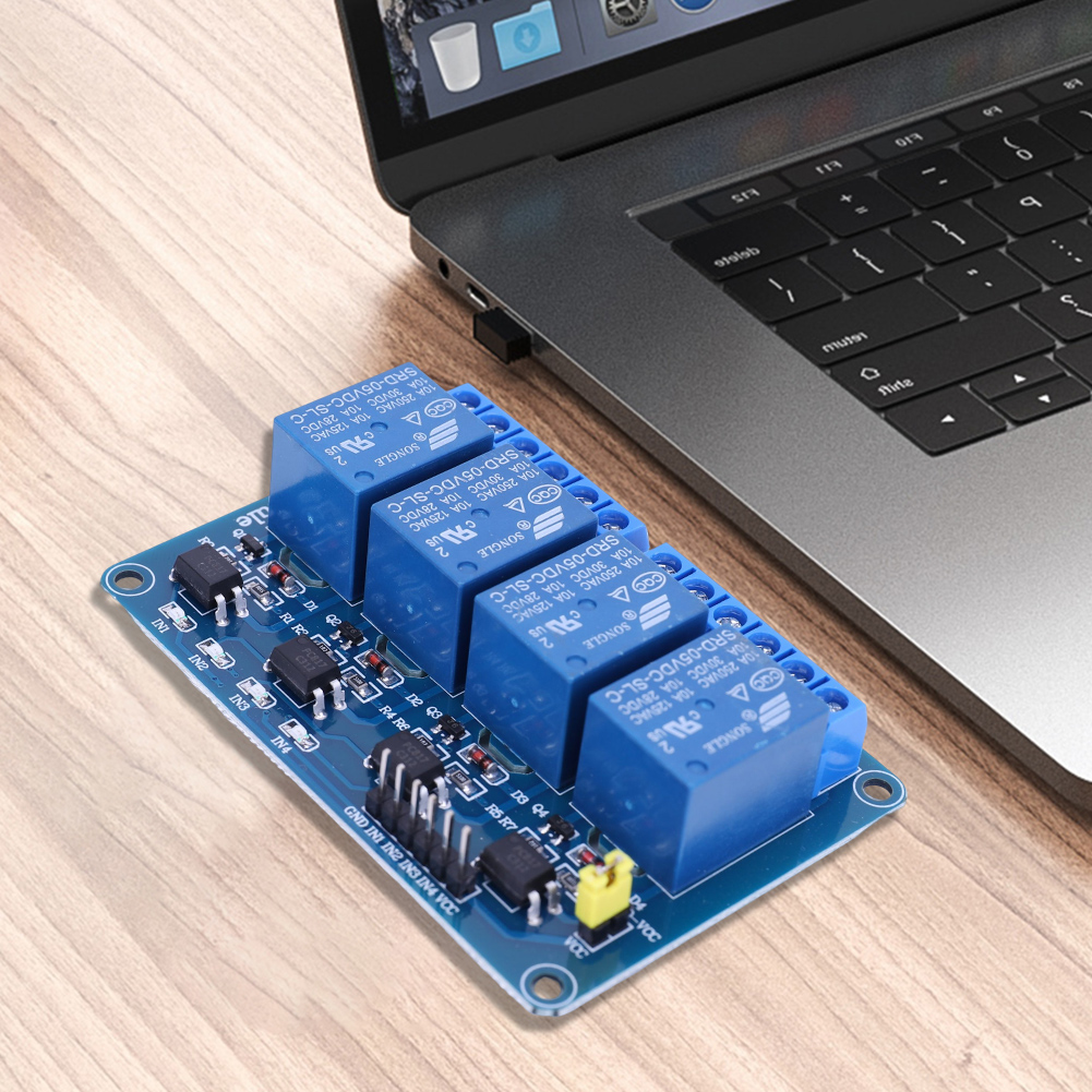 Płytka przekaźnikowa 4-kanałow – Relay Module 4 Channel recenzja i cena