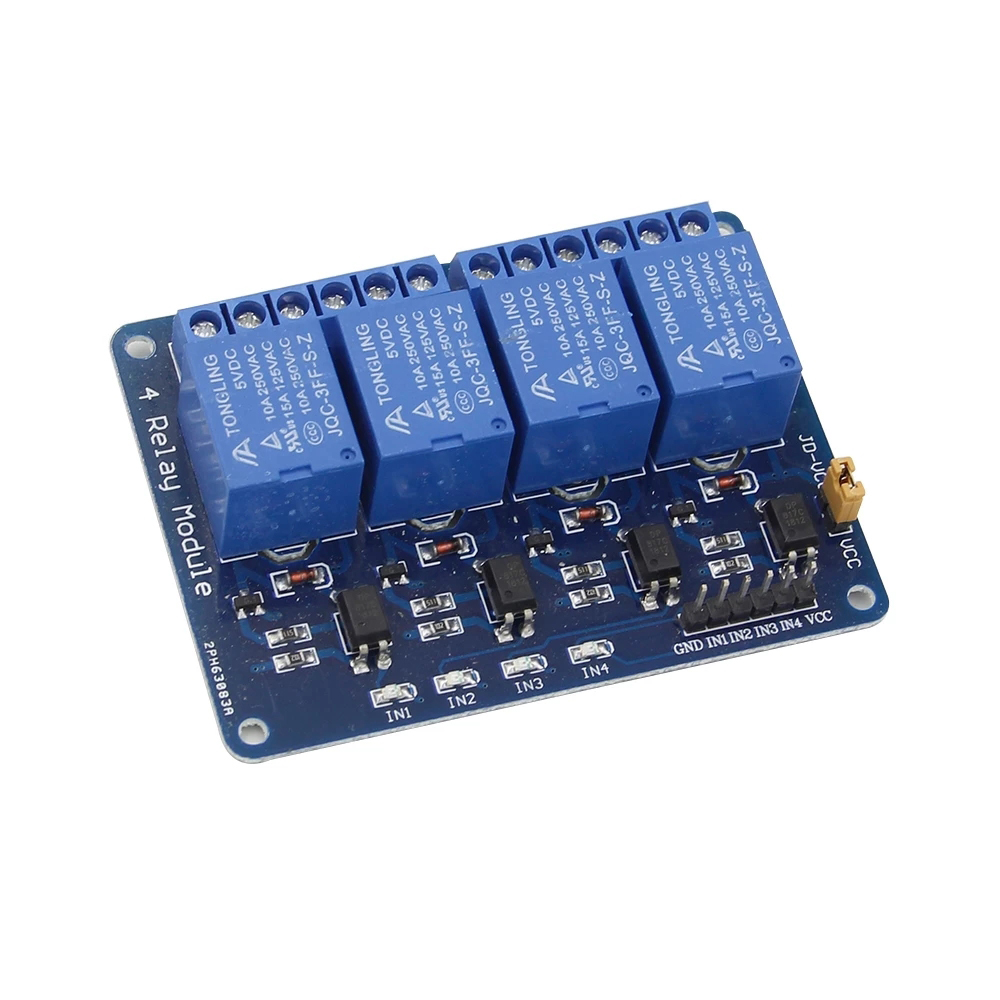 5V 12V 1 2 4 6 8-kanałowy modu – Relay Module 4 Channel recenzja i cena