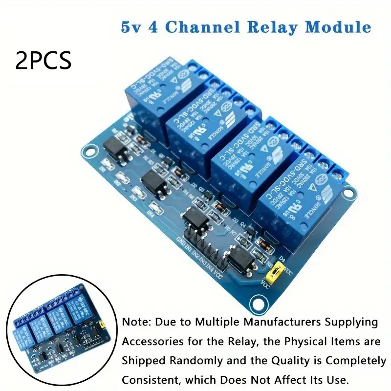 2 szt. 1/2/4/8 kanałowy moduł  – Relay Module 4 Channel recenzja i cena