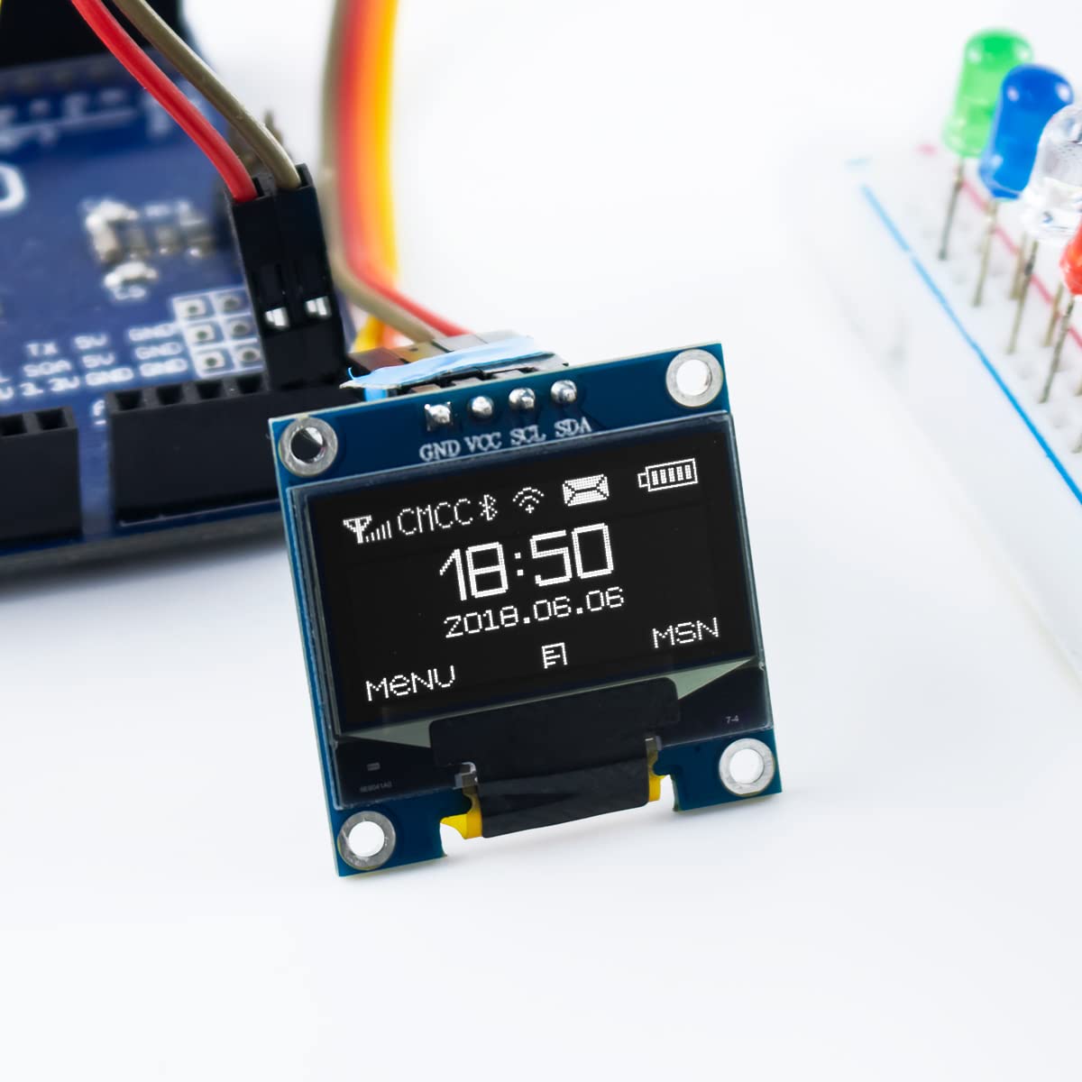 Moduł wyświetlacza OLED I2C II – Oled Display 0.96 recenzja i cena