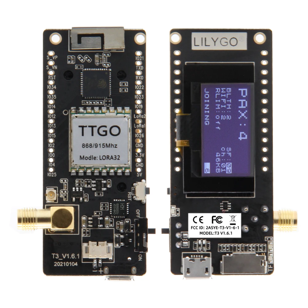 LILYGO ®   TTGO LoRa32 V2.1_1. – Oled Display 0.96 recenzja i cena