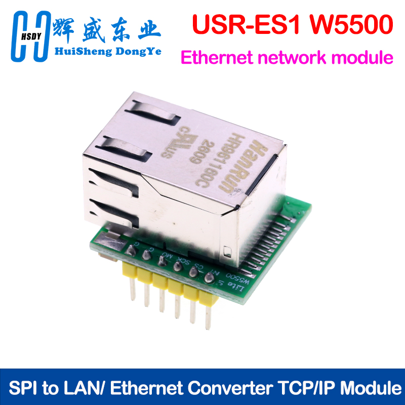 Moduł sieci Ethernet USR-ES1 W – Ethernet W5500 recenzja i cena